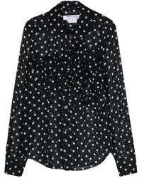 Comme des Garçons - Bow-detailing polka-dot shirt - Lyst