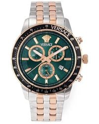 Versace - Greca Chrono 44Mm Watch - Lyst