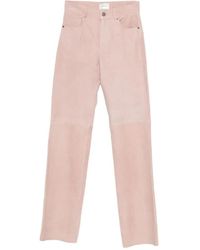 Haikure - Suede Trousers - Lyst