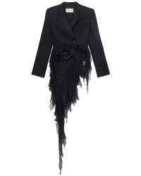 Blumarine - Single-Breasted Asymmetric-Hem Blazer - Lyst