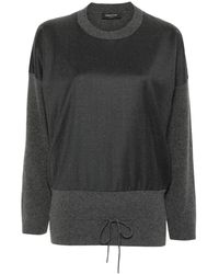 Fabiana Filippi - Ribbed Wool And Silk Sweater - Lyst