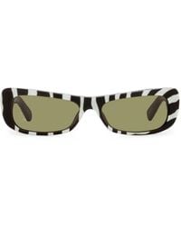 Jacquemus - X Linda Farrow Capri Rectangular Sunglasses - Lyst