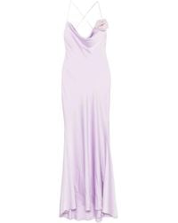 Parlor - Vestido largo con apliques florales - Lyst