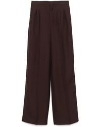 Ami Paris - Wide-Leg Tailored Trousers - Lyst