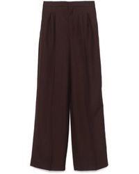 Ami Paris - Wide-Leg Tailored Trousers - Lyst