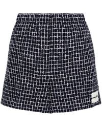 Miu Miu - Tweed Mini Shorts - Lyst