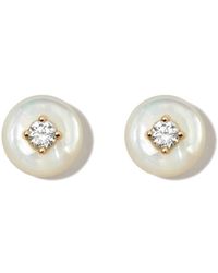 Fernando Jorge - 18Kt Surround Diamond Stud Earrings - Lyst