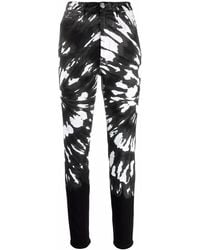 Philipp Plein - Broek Met Tie-Dye Print - Lyst