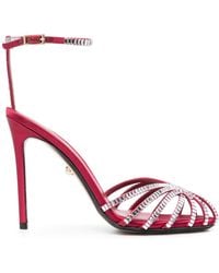ALEVI - Penelope 120Mm Crystal-Embellished Pumps - Lyst
