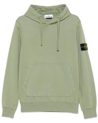 Stone Island - Hoodie Zippé À Motif Compass - Lyst