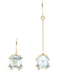 Beatriz Palacios - Asymmetric-Design Drop Earrings - Lyst