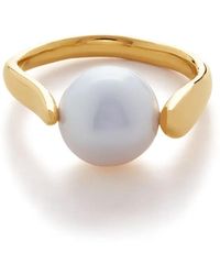 Monica Vinader - Ring Mit Perlen - Lyst