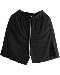 Rick Owens - Drawstring Side-split Shorts - Lyst