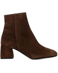 Status - Suede-Finish Ankle Boots - Lyst