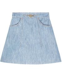 Patou - Pocketed Mini A-Line Skirt - Lyst