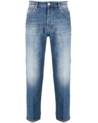 PT Torino - Mid-rise Straight Leg Jeans - Lyst