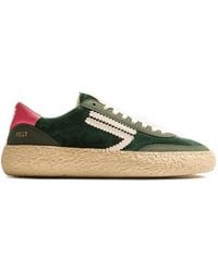 PURAAI - Velvet Panelled Sneakers - Lyst