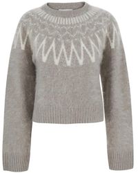 Soft Goat - Fair Isle Brushed-Knit Cashmere Sweater - Lyst