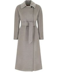 Max Mara - Tenzone Belted Coat - Lyst