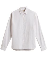 Woolrich - Vertical Stripes Shirt - Lyst