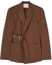 RETORI - Belted Denim-Effect Jacket - Lyst