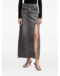 Miss Sixty - Split Midi Skirt - Lyst