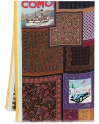 Pierre Louis Mascia - Patchwork Paisley Scarf - Lyst