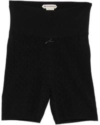 JW Anderson - Cable-Knit High-Waisted Shorts - Lyst