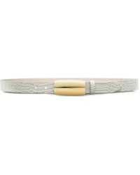 L'Agence - Marlowe Leather Belt - Lyst