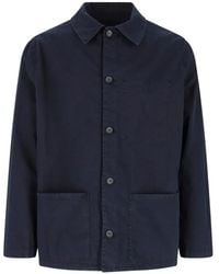 White Sand - Button-Up Shirt Jacket - Lyst