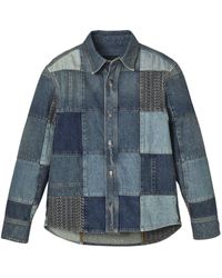 Marc Jacobs - Patchwork Denim Shirt - Lyst