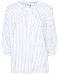 Peserico - Striped Cotton Shirt - Lyst