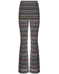 Missoni - Sequin-Embellished Zigzag-Knit Trousers - Lyst