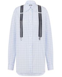 Moschino - Cotton Vichy Shirt - Lyst