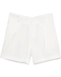 KARL LAGERFELD - Pocket Pleated Shorts - Lyst