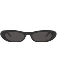 Saint Laurent - Sl 557 Slim Oval Sunglasses - Lyst
