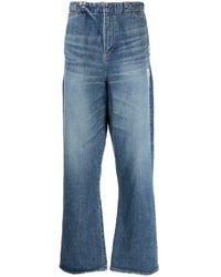 Maison Mihara Yasuhiro - Mid-rise Straight Jeans - Lyst