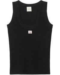 Calvin Klein - Débardeur À Détail De Logo - Lyst