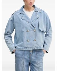 GAUDI - Double-Breasted Jacket - Lyst