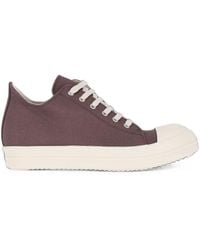 Rick Owens - Canvas Low-Top Sneakers - Lyst