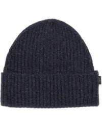Les Deux - Ribbed-Knit Beanie Hat - Lyst