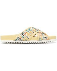 Madison Maison - Sandalen Mit Überkreuzten Riemen - Lyst