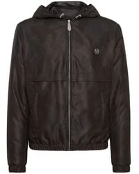 Philipp Plein - Camouflage-Print Hooded Jacket - Lyst