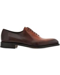 Ferragamo - Tramezza Plain Toe Oxford Shoes - Lyst