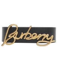 Burberry - Ceinture Réversible À Design Signature - Lyst