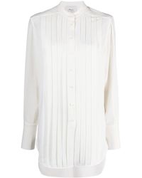 3.1 Phillip Lim - Pleated-panel Button-up Shirt - Lyst
