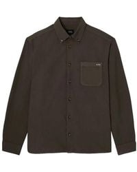 A.P.C. - Camisa Mateo Con Logo - Lyst