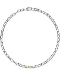 David Yurman - Sterling Dy Madison Necklace - Lyst
