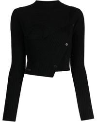 Feng Chen Wang - Asymmetrischer Pullover - Lyst