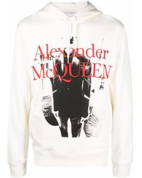 Alexander McQueen - Hoodie Met Logoprint - Lyst